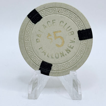 Palace Club Fallon Nevada 1954 $5 Casino Chip N3299