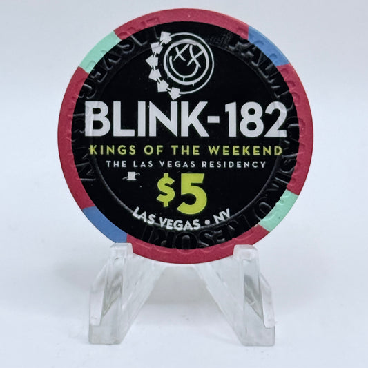 Palms Casino Resort Las Vegas Nevada 2018 "Blink-182" $5 Chip