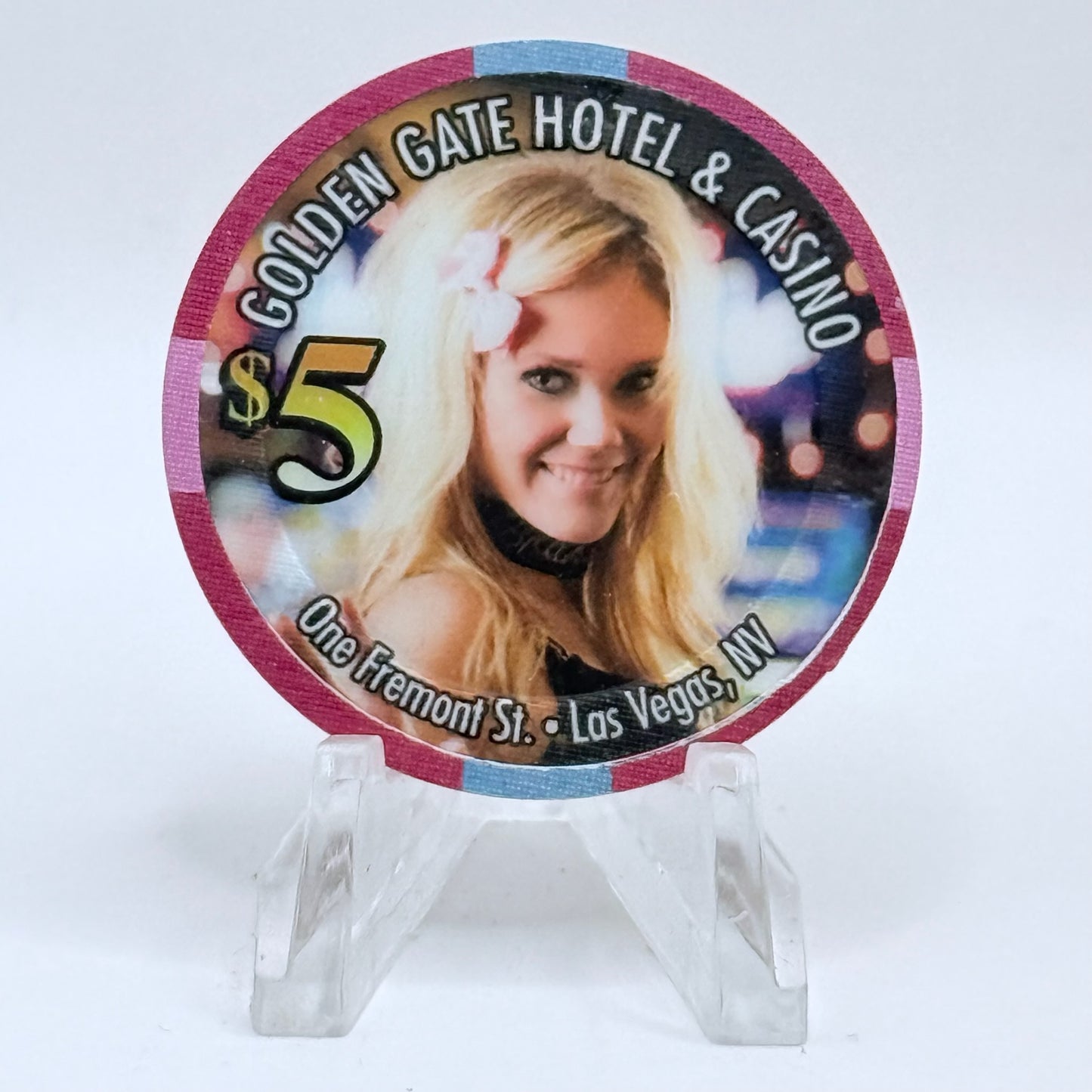 Golden Gate Las Vegas Nevada 2011 'Brandy' Series 5 LE $5 Casino Chip D0346