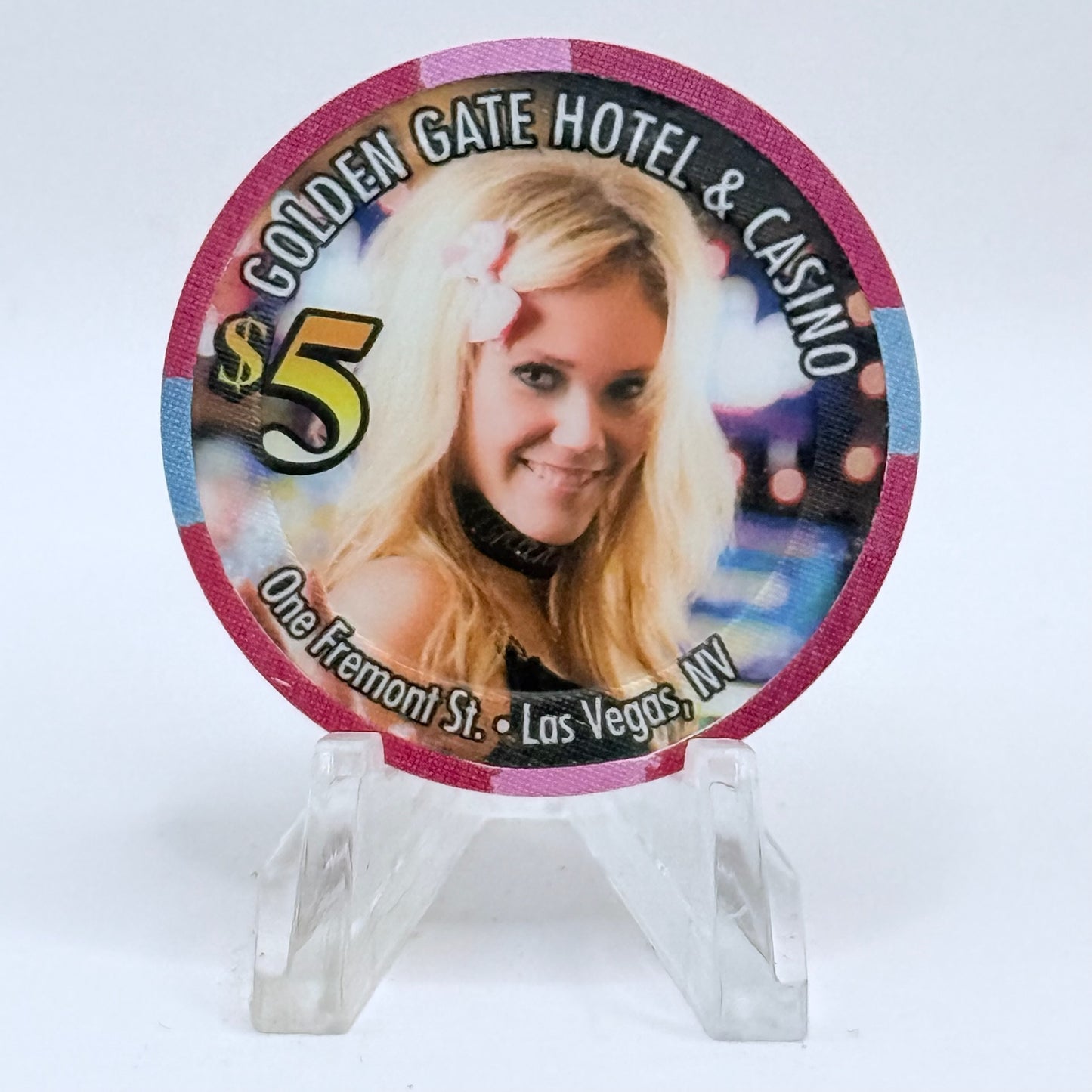 Golden Gate Las Vegas Nevada 2011 'Brandy' Series 5 LE $5 Casino Chip D0346