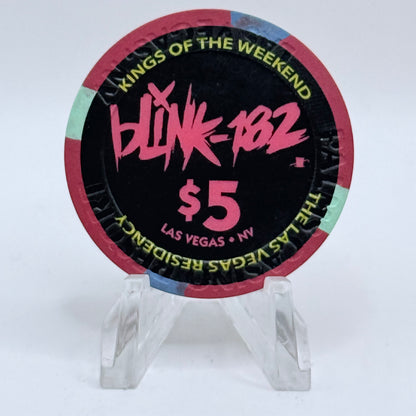Palms Casino Resort Las Vegas Nevada 2018 "Blink-182" $5 Chip