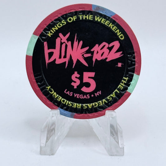 Palms Casino Resort Las Vegas Nevada 2018 "Blink-182" $5 Chip