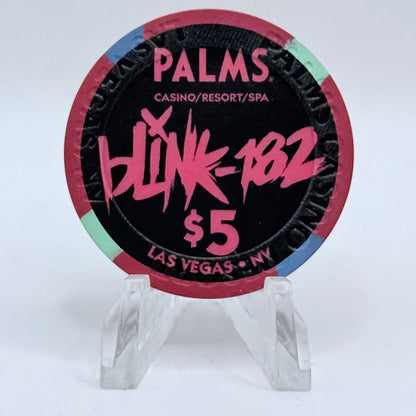 Palms Casino Resort Las Vegas Nevada 2018 "Blink-182" $5 Chip