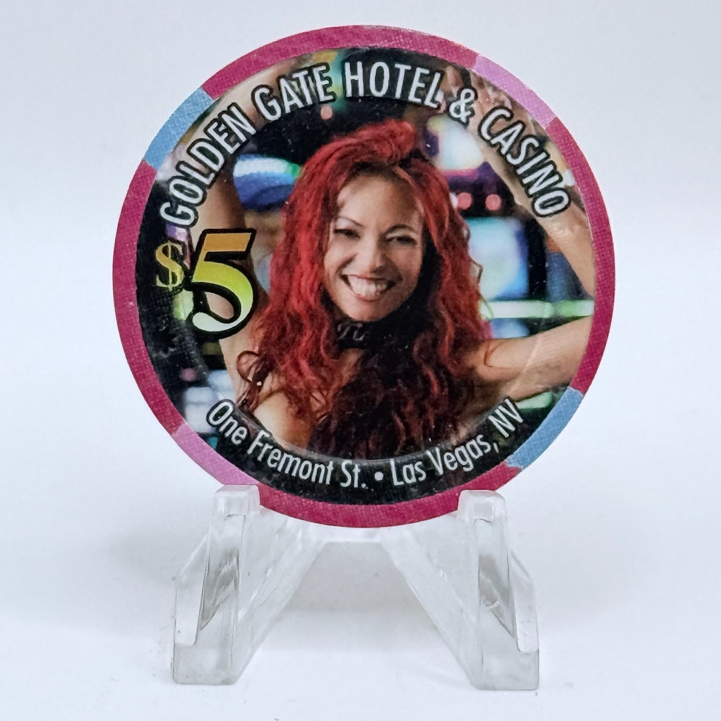 Golden Gate Las Vegas Nevada 2011 'Tina' Series 5 LE $5 Casino Chip D0288