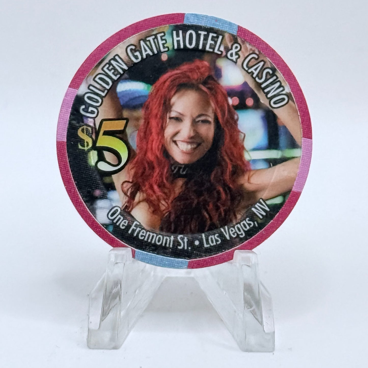 Golden Gate Las Vegas Nevada 2011 'Tina' Series 5 LE $5 Casino Chip D0288