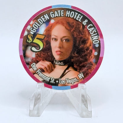 Golden Gate Las Vegas Nevada 2011 'Inara' Series 5 LE $5 Casino Chip D0378