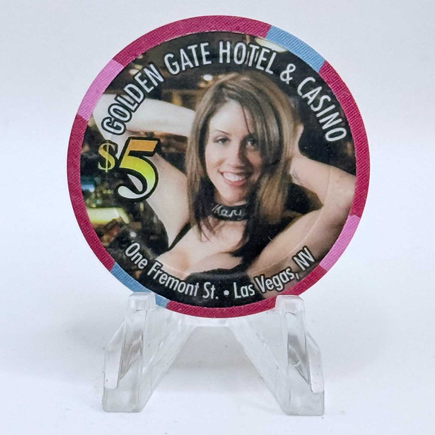 Golden Gate Las Vegas Nevada 2012 'Mary' Series 5 LE $5 Casino Chip D0806