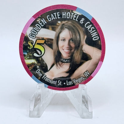 Golden Gate Las Vegas Nevada 2012 'Mary' Series 5 LE $5 Casino Chip D0806