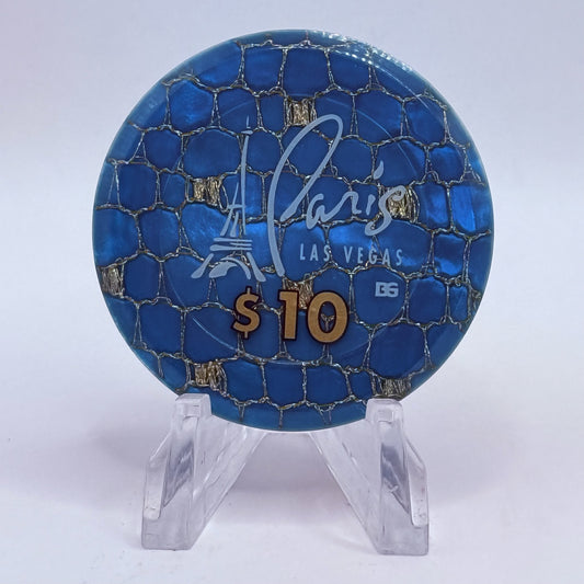 Paris Hotel Casino Las Vegas Nevada 1999 $10 Jeton  Casino Chip V5207