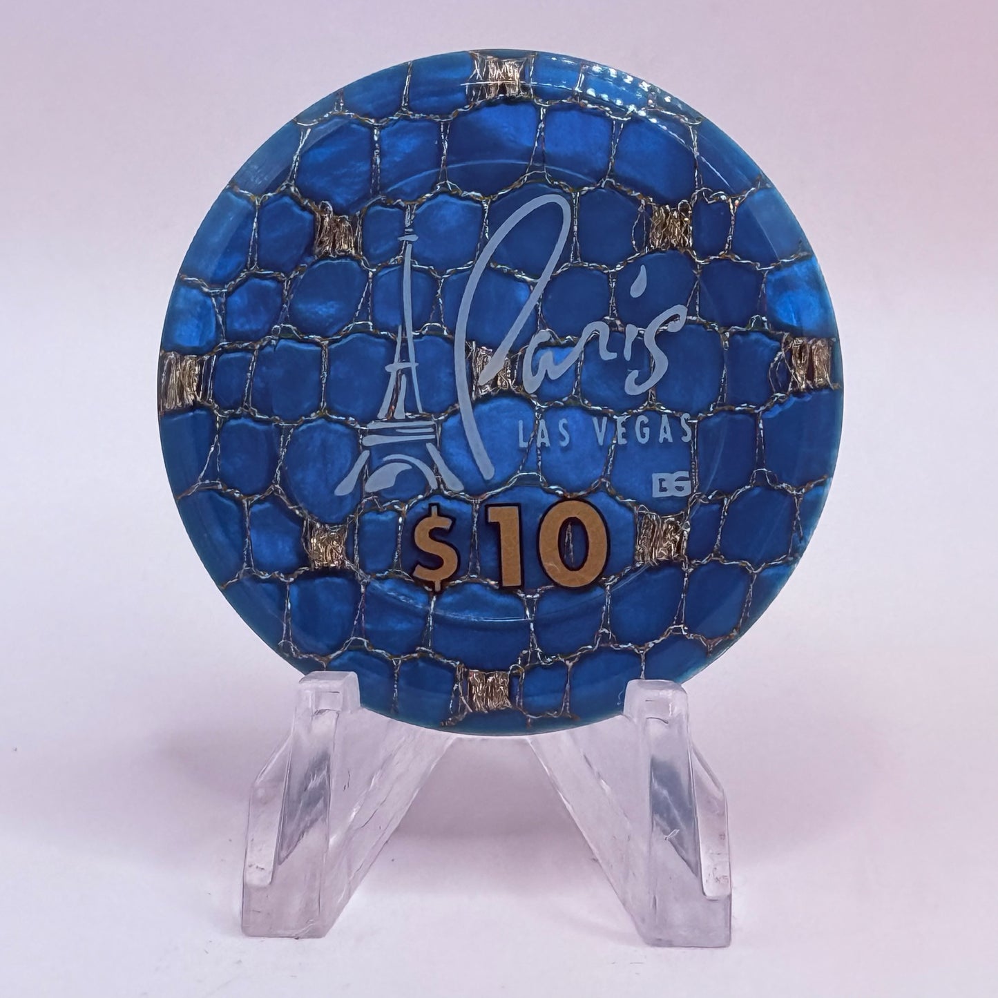 Paris Hotel Casino Las Vegas Nevada 1999 $10 Jeton  Casino Chip V5207