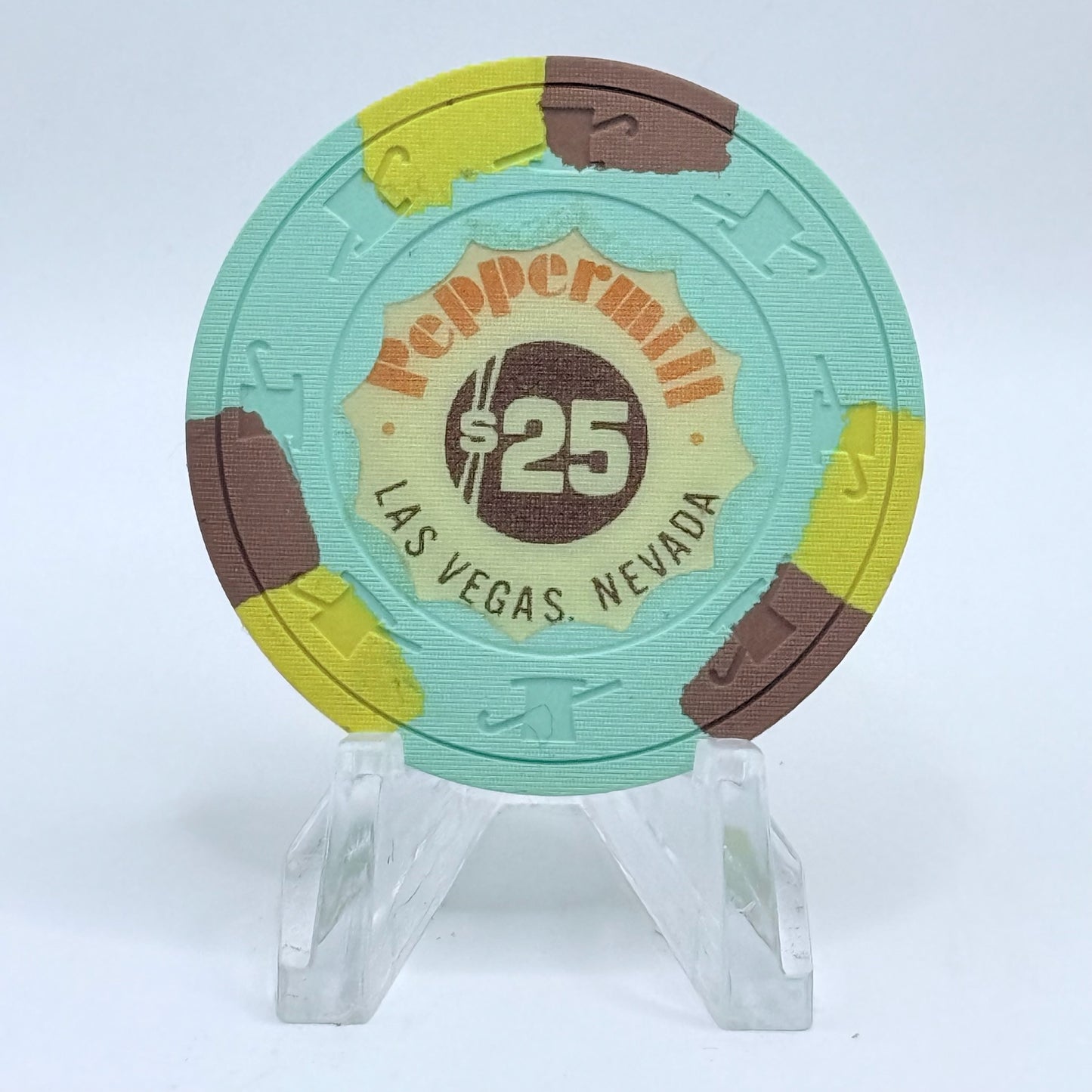 Peppermill Las Vegas Nevada 1982 $25 Casino Chip N2425