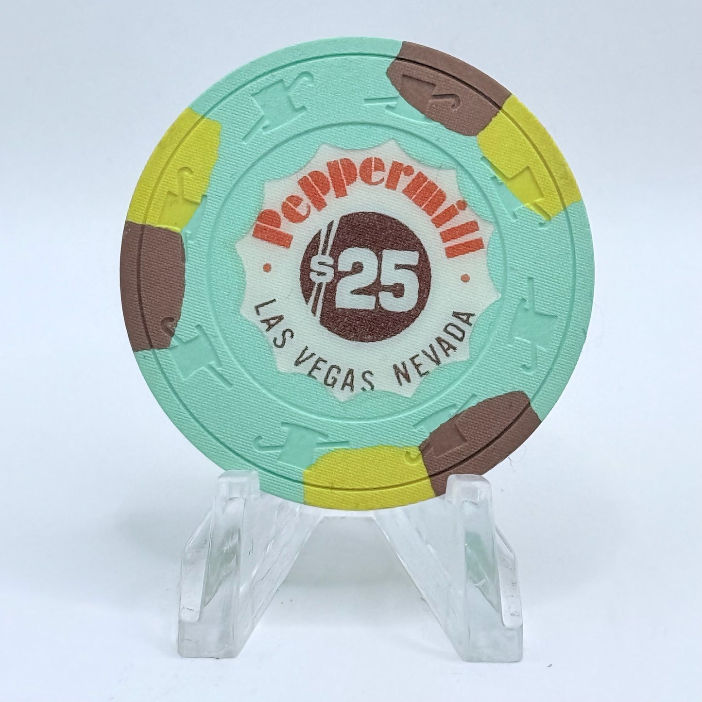 Peppermill Las Vegas Nevada 1982 $25 Casino Chip N2425