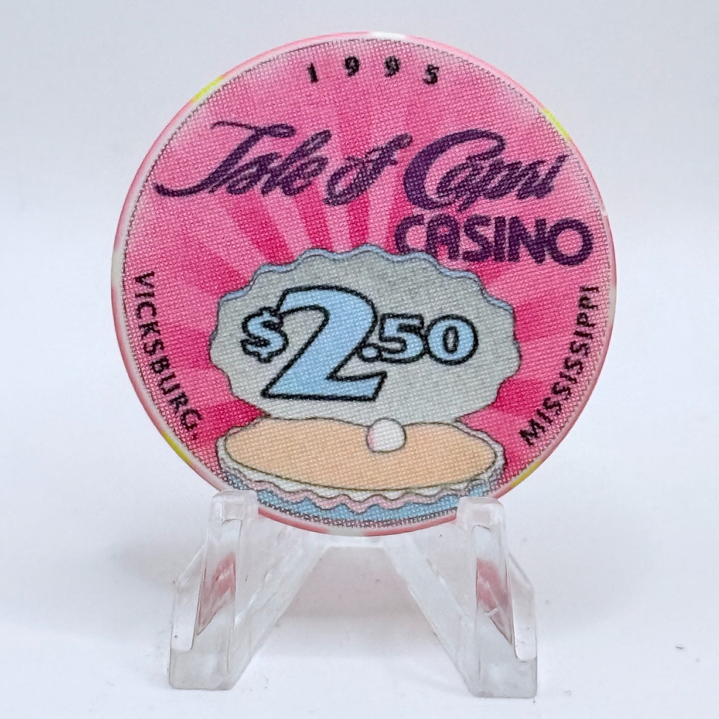 Isle of Capri Vicksburg Mississippi 1995 LE $2.50 Casino Chip