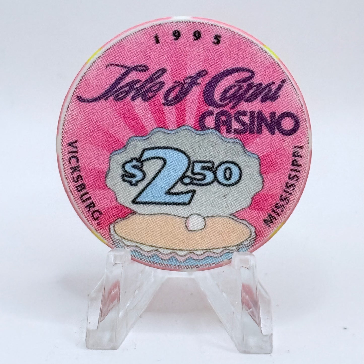 Isle of Capri Vicksburg Mississippi 1995 LE $2.50 Casino Chip