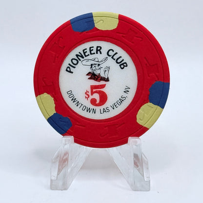 Pioneer Club Downtown Casino Las Vegas Nevada 1984 $5 Casino Chip N2019