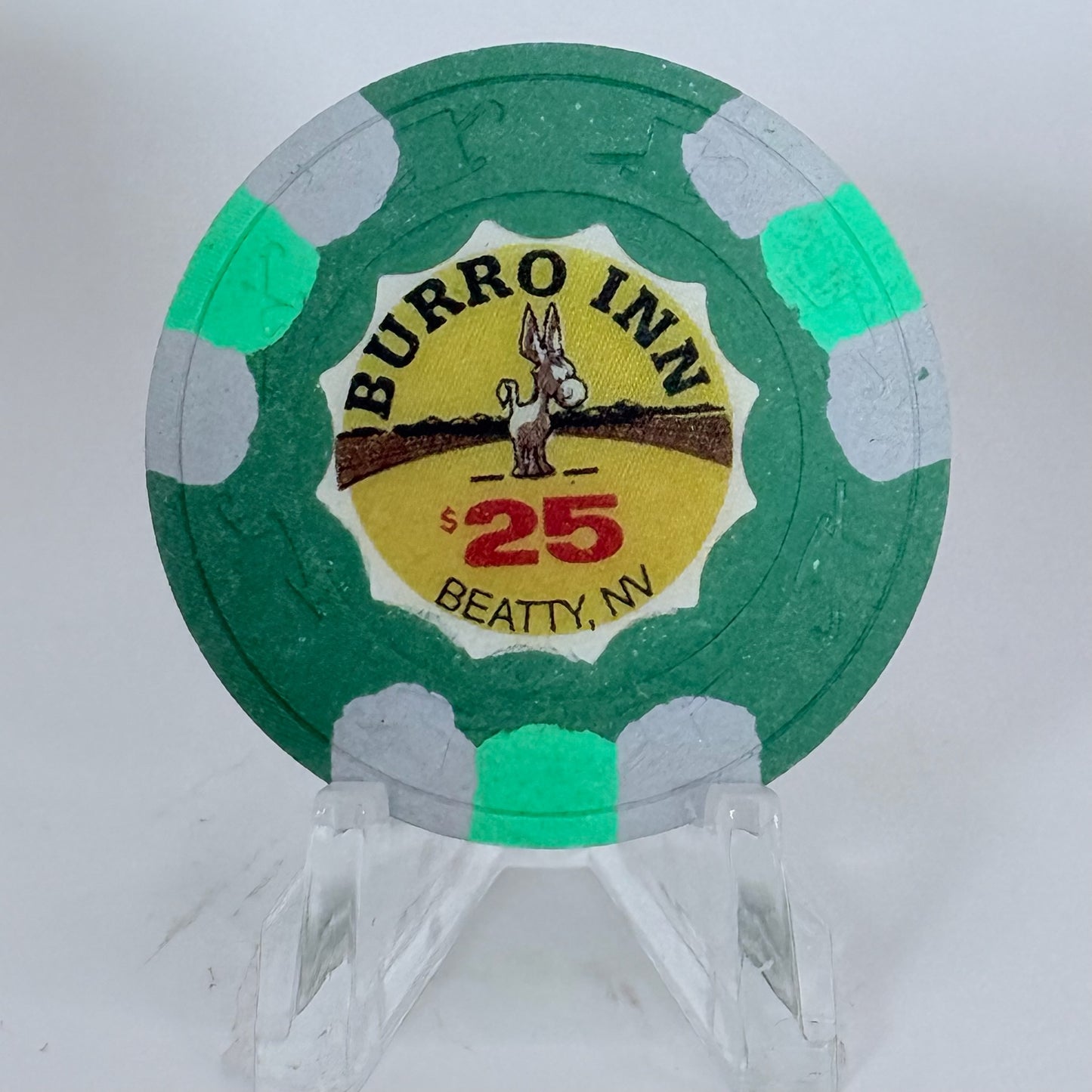 Burro Inn Beatty Nevada 1991 $25 Casino Chip N2737