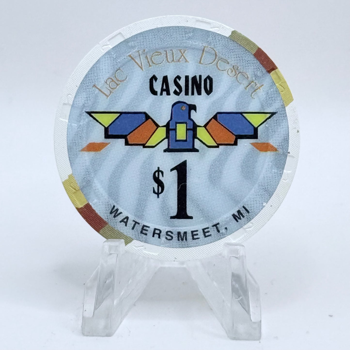 Lac Vieux Desert Casino Watersmeet Michigan 2005 $1 Casino Chip