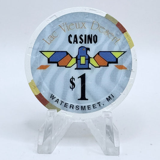 Lac Vieux Desert Casino Watersmeet Michigan 2005 $1 Casino Chip