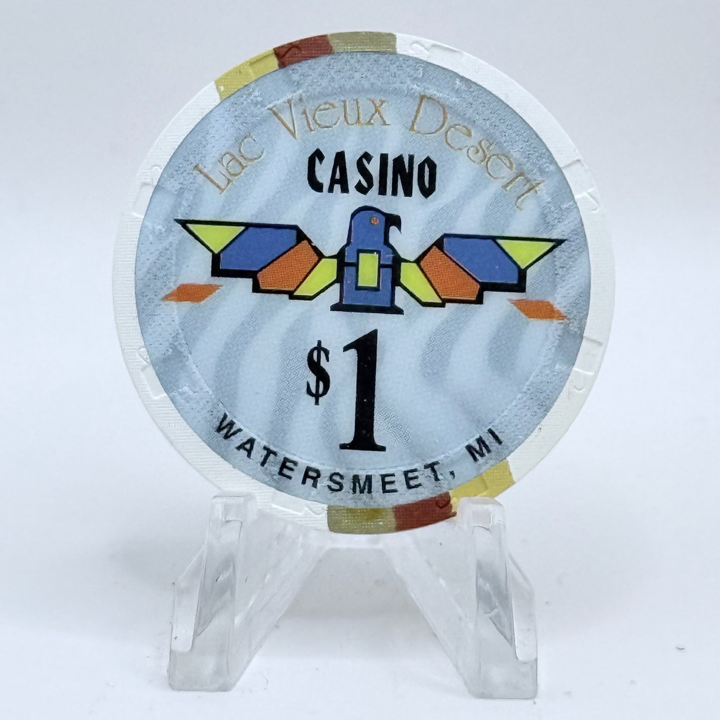 Lac Vieux Desert Casino Watersmeet Michigan 2005 $1 Casino Chip
