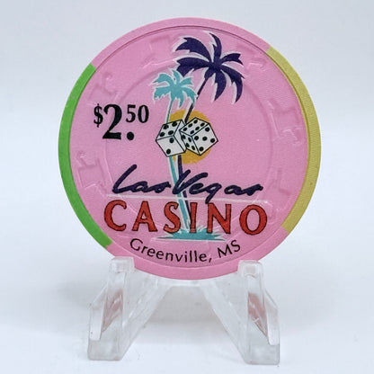 Las Vegas Casino Greenville Mississippi $2.50 Casino Chip