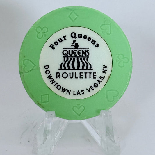 Four Queens Las Vegas Nevada 1990s Series 131 Roulette Casino Chip N0301