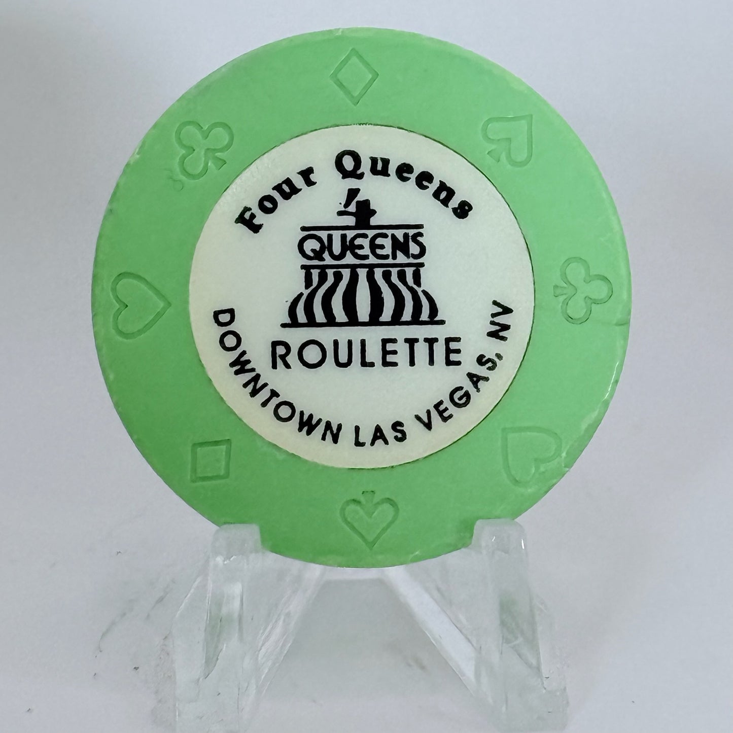 Four Queens Las Vegas Nevada 1990s Series 131 Roulette Casino Chip N0301