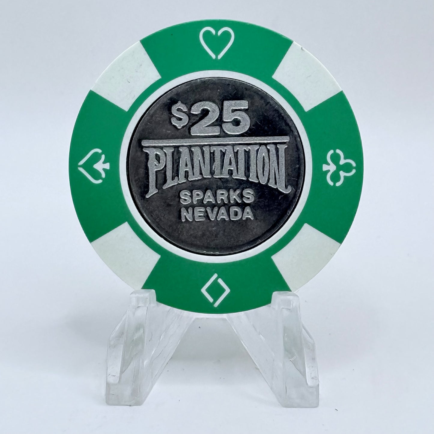 Plantation Casino Sparks Nevada 1990 $25 Casino Chip N8955