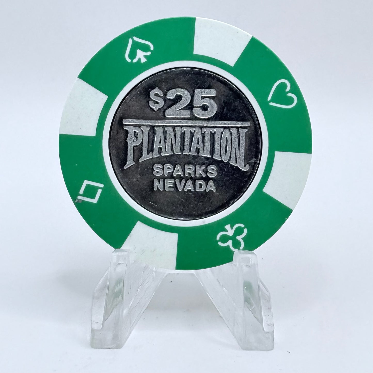 Plantation Casino Sparks Nevada 1990 $25 Casino Chip N8955