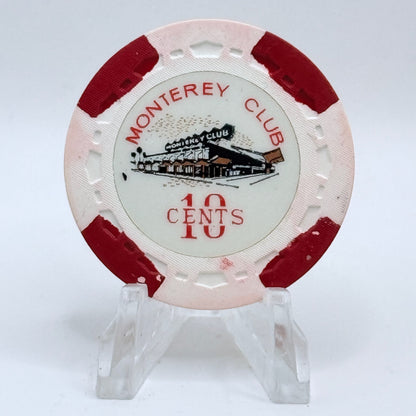 Monterey Club Gardena California $0.10 Casino Chip