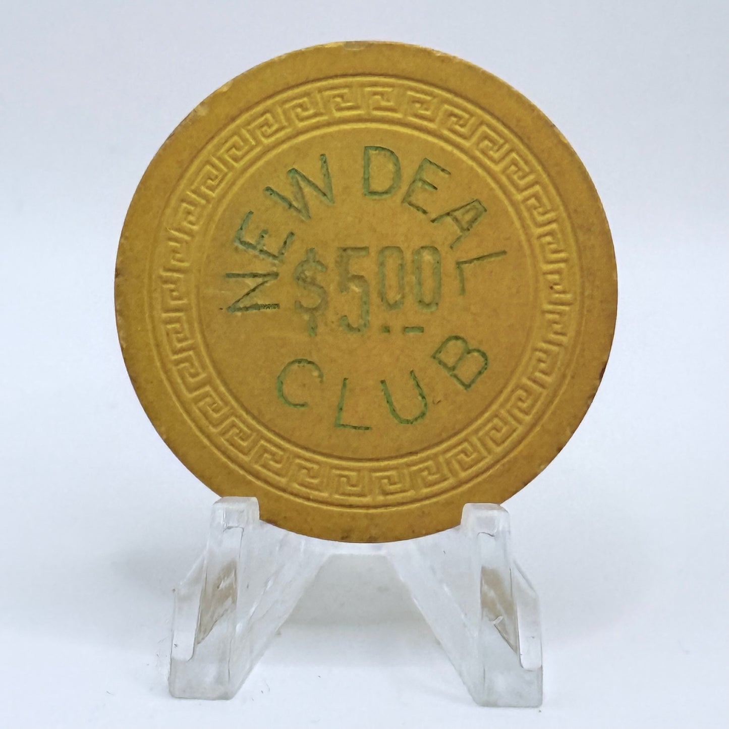 New Deal Club Elko Nevada 1940s $5 Casino Chip V3147