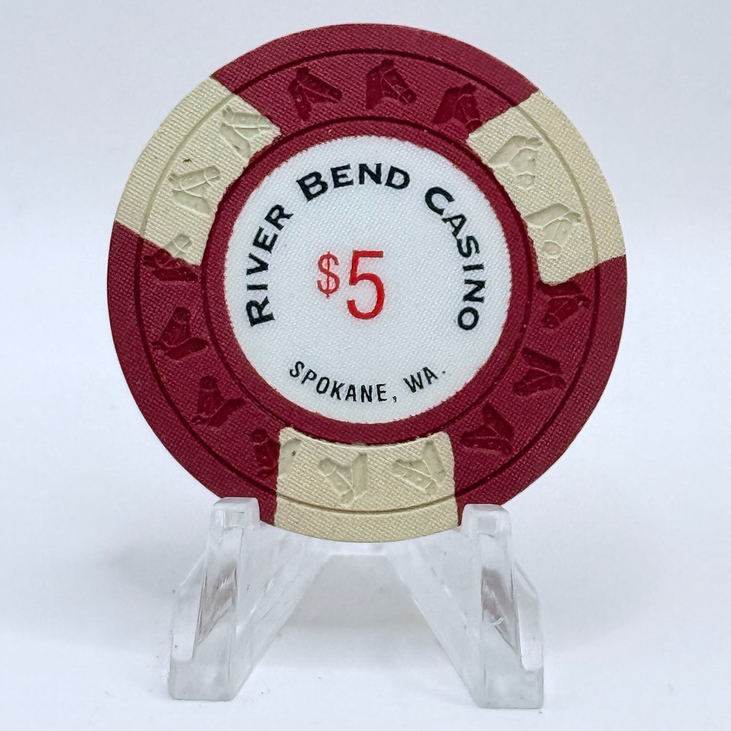 River Bend Casino Spokane Washington $5 Casino Chip
