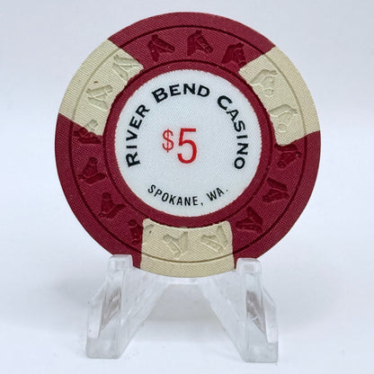 River Bend Casino Spokane Washington $5 Casino Chip