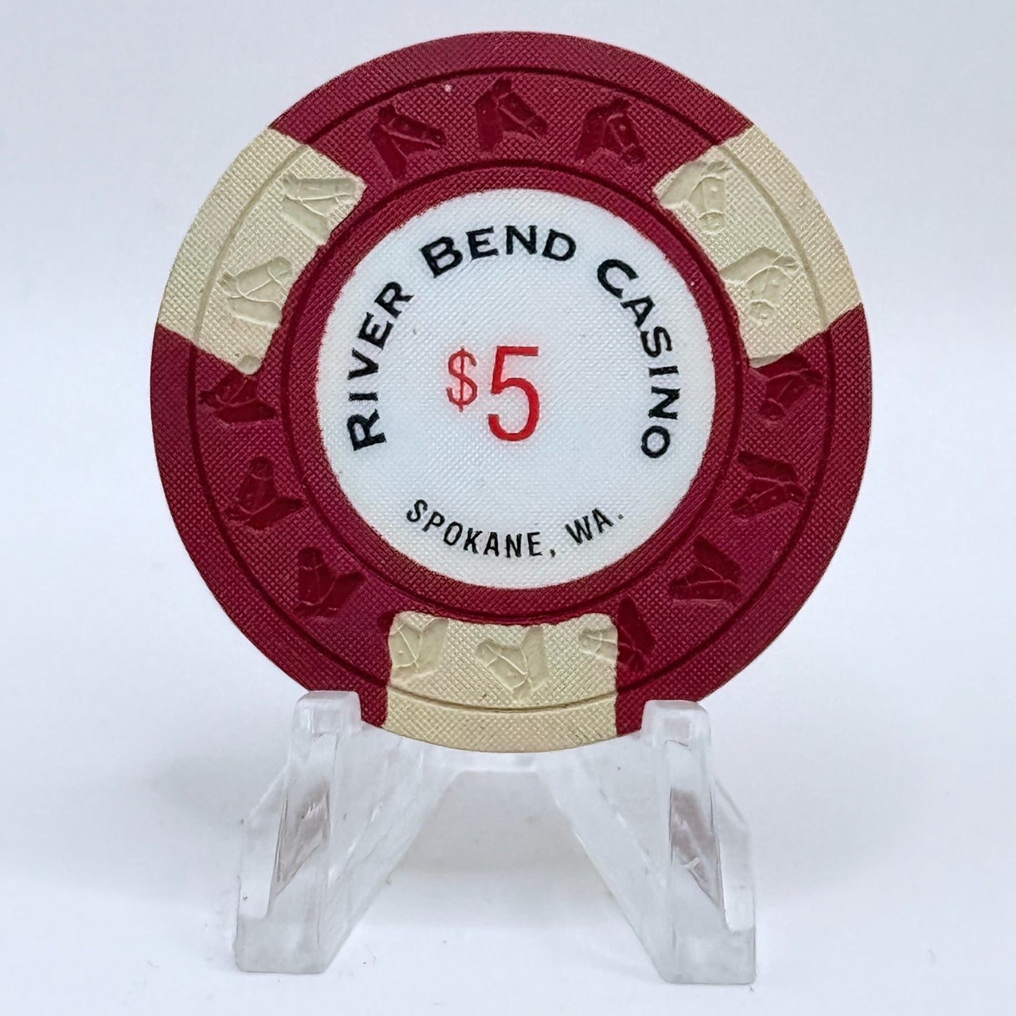 River Bend Casino Spokane Washington $5 Casino Chip
