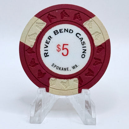 River Bend Casino Spokane Washington $5 Casino Chip