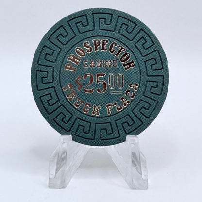 Prospector Truck Plaza Verdi Nevada 1978 $25 Casino Chip N5711