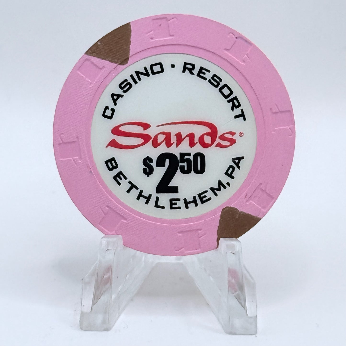 Sands Casino Resort Bethlehem Bethlehem Pennsylvania $2.50 Casino Chip