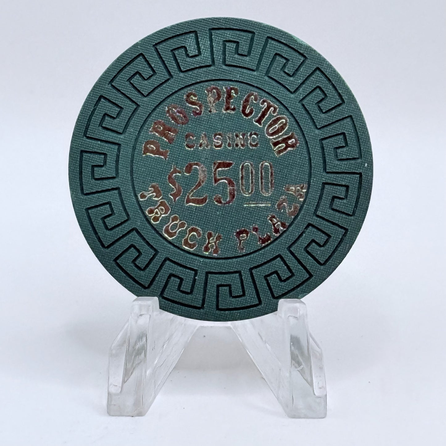 Prospector Truck Plaza Verdi Nevada 1978 $25 Casino Chip N5711