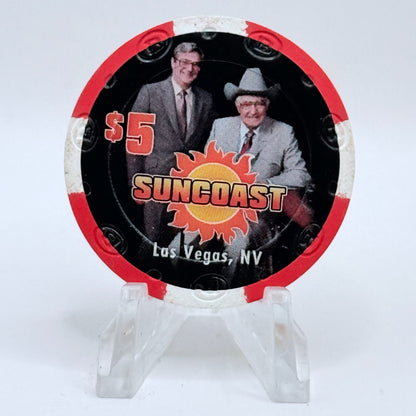 Suncoast Las Vegas Nevada 2015 '40 Years of Boyd Style' LE $5 Casino Chip D2088