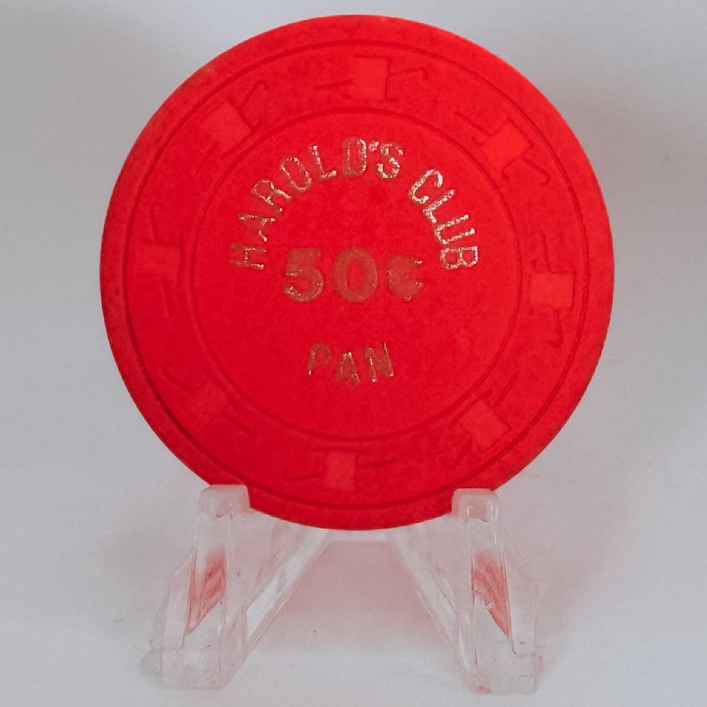 Harolds Club Reno Nevada 1970s $0.50 Casino Chip N3034