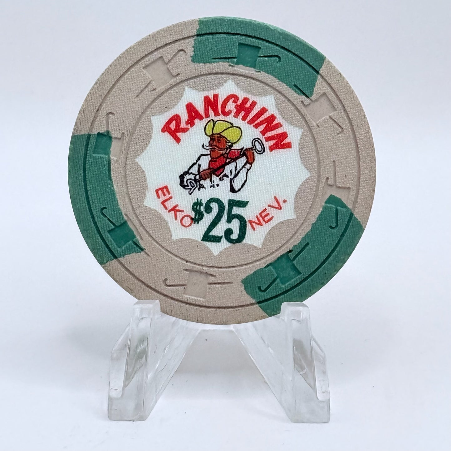 Ranchinn Casino Elko Nevada 1960 $25 Casino Chip E2221