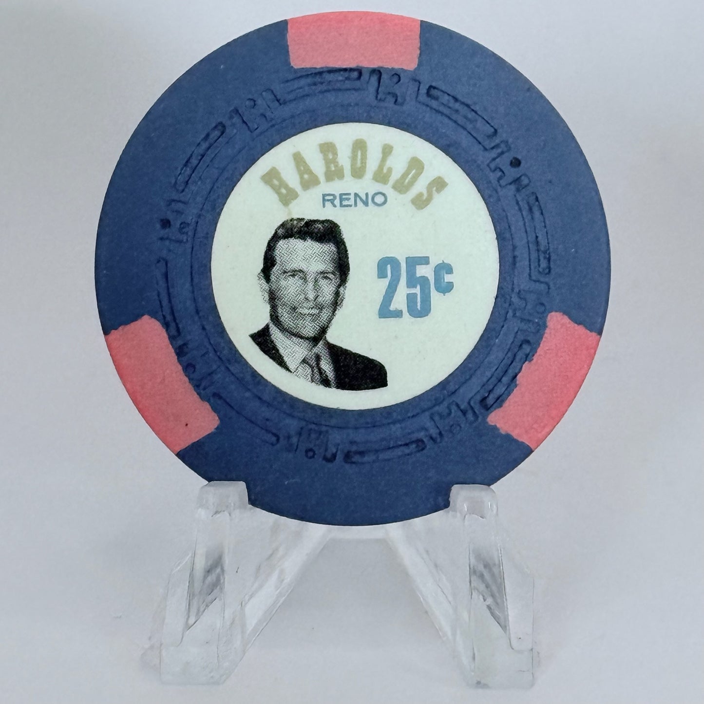 Harolds Club Reno Nevada 1970 LE $0.25 Casino Chip N5118