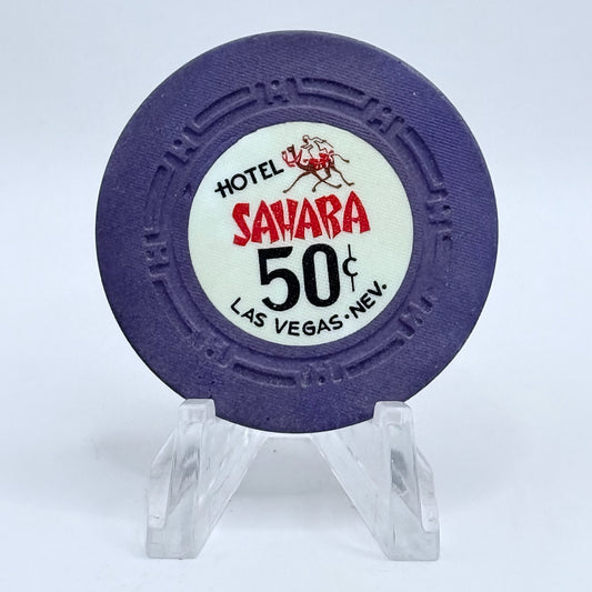 Sahara Hotel Casino Las Vegas Nevada 1965  $0.50 Casino Chip N2100