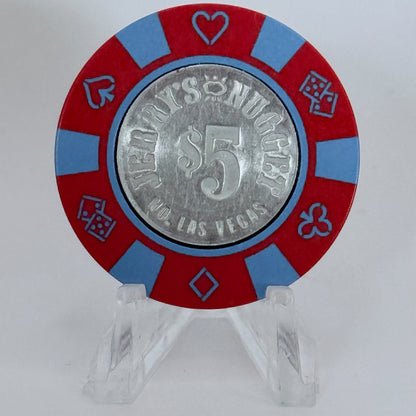 Jerry's Nugget N. Las Vegas Nevada 1990 $5 Casino Chip N1970