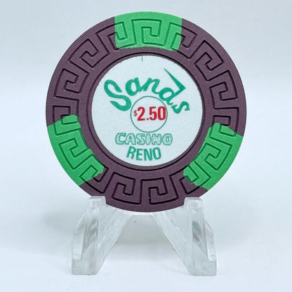 Sands Casino Reno Nevada 1978 $2.50 Casino Chip N5665