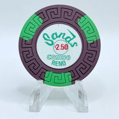 Sands Casino Reno Nevada 1978 $2.50 Casino Chip N5665