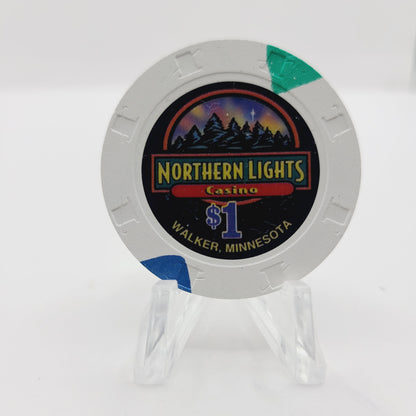 Northern Lights hotel casino Walker Minnesota $1 Casino Chip