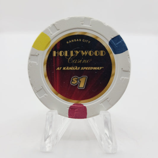 Hollywood Racino Casino Kansas City Kansas 2012 $1 Casino Chip