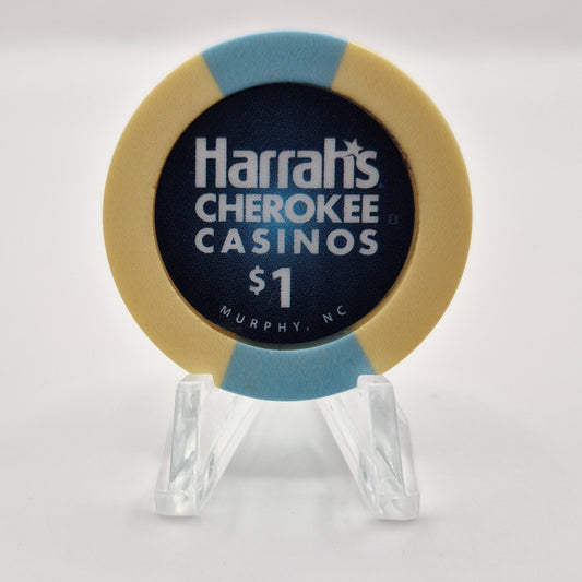 Harrah's Cherokee Valley River Hotel Casino Murphy North Carolina 2021 $1 Casino Chip