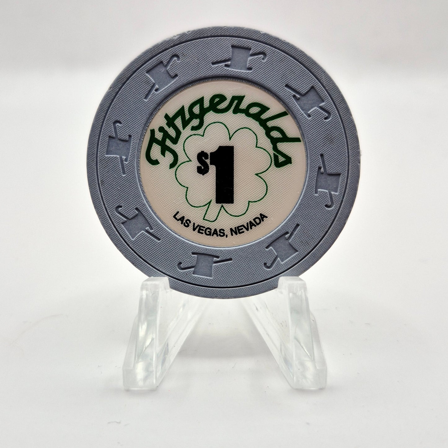 Fitzgeralds Hotel Casino Las Vegas Nevada 1990's $1 Casino Chip N1585
