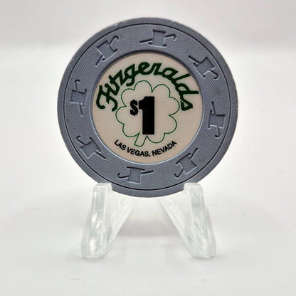 Fitzgeralds Hotel Casino Las Vegas Nevada 1990's $1 Casino Chip N1585